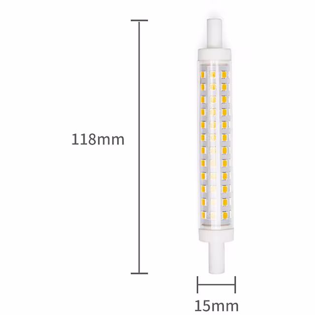 HLW LED LED Lamp Aigi Trunka with R7S Fitting - 9W Warm White Light - Glass HLW LED LED Lamp Aigi Trunka with R7S Fitting - 9W Warm White Light - Glass