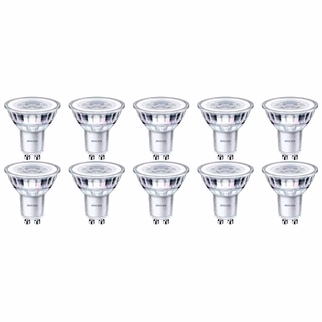 Philips GU10 LED Spot 10 Pack - Dimbaar en Neutraal Wit Lichtbronnen Philips GU10 LED Spot 10 Pack - Dimbaar en Neutraal Wit Lichtbronnen
