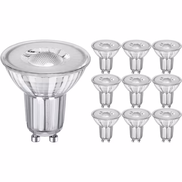 Dimbare LED Spot GU10 - 10 Pack - 4000K Lichtbronnen Dimbare LED Spot GU10 - 10 Pack - 4000K Lichtbronnen