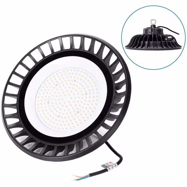 rond LED UFO High Bay 150W waterdichte magazijnverlichting met 18000 lumen en neutraal wit licht 4000K