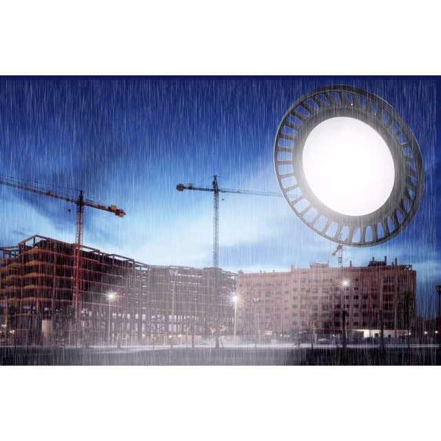 HLW LED LED UFO High Bay 100W - Waterproof Warehouse Lighting IP65, Daylight White 6500K HLW LED LED UFO High Bay 100W - Waterproof Warehouse Lighting IP65, Daylight White 6500K