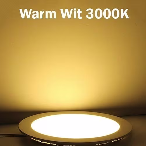 HLW LED LED Paneel Ø30 cm 24W Opbouw LED Downlight Warm Wit 2700K–3000K Mat Wit HLW LED LED Paneel Ø30 cm 24W Opbouw LED Downlight Warm Wit 2700K–3000K Mat Wit
