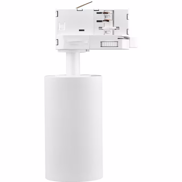 HLW LED LED Railverlichting Spot met GU10 Fitting - Mat Wit Aluminium, 3 Fase HLW LED LED Railverlichting Spot met GU10 Fitting - Mat Wit Aluminium, 3 Fase