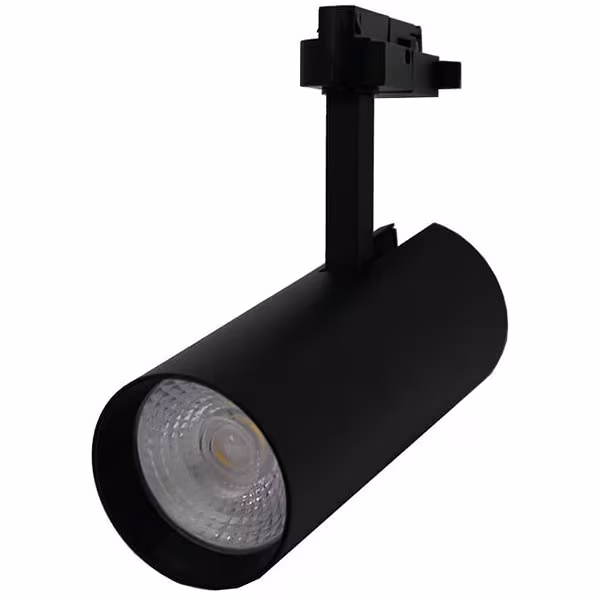 HLW LED LED Track Lighting - Dimmable 30W LED Spot in Neutral White 4000K, Matte Black HLW LED LED Track Lighting - Dimmable 30W LED Spot in Neutral White 4000K, Matte Black