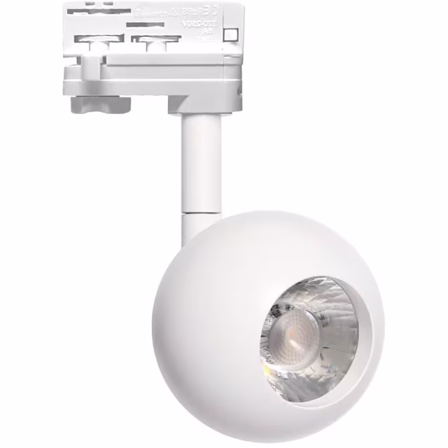 LED Railverlichting Spot 10W Warm Wit 2700K–3000K Mat Wit Binnenverlichting