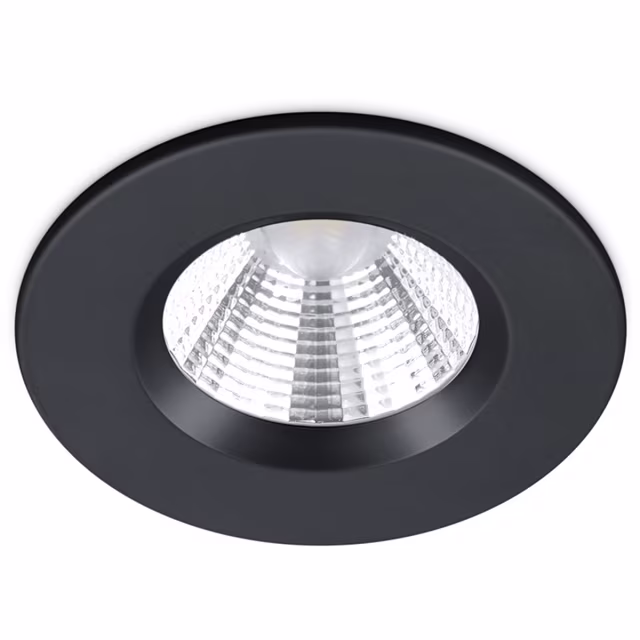 Inbouw LED Spot 5W Dimbaar IP65 Warm Wit 3000K Mat Zwart Binnenverlichting Inbouw LED Spot 5W Dimbaar IP65 Warm Wit 3000K Mat Zwart Binnenverlichting