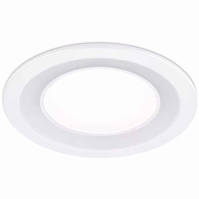 Ronde mat witte inbouw LED spot 10W warm wit 3000K met 1040 lumen lichtopbrengst Ronde mat witte inbouw LED spot 10W warm wit 3000K met 1040 lumen lichtopbrengst