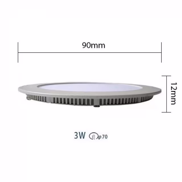 HLW LED LED Downlight Slim 6 Pack - Inbouw 3W Dimbaar - Natuurlijk Wit 4200K, Mat Zwart, Ø83mm HLW LED LED Downlight Slim 6 Pack - Inbouw 3W Dimbaar - Natuurlijk Wit 4200K, Mat Zwart, Ø83mm