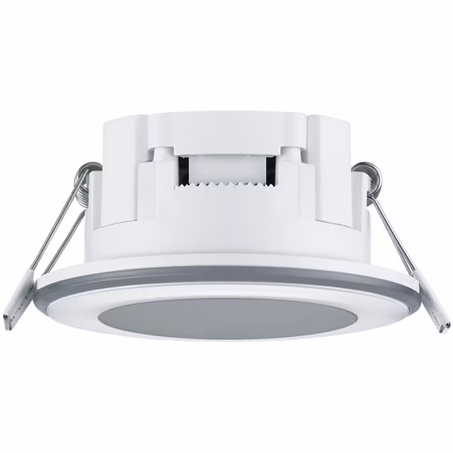 HLW LED LED Spot Recessed LED Downlight 5W Warm White 2700K–3000K Round Matte White Plastic HLW LED LED Spot Recessed LED Downlight 5W Warm White 2700K–3000K Round Matte White Plastic