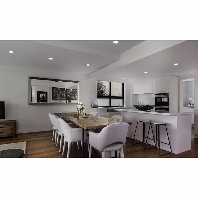 HLW LED LED Spot - Inbouw LED Downlight 5W Warm Wit 2700K–3000K - Mat Wit, Rond HLW LED LED Spot - Inbouw LED Downlight 5W Warm Wit 2700K–3000K - Mat Wit, Rond