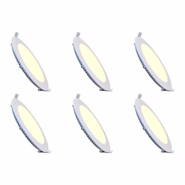 LED Downlight Slim 6 Pack 9W - Warm Wit 2700K Inbouw LED Lamp Binnenverlichting LED Downlight Slim 6 Pack 9W - Warm Wit 2700K Inbouw LED Lamp Binnenverlichting