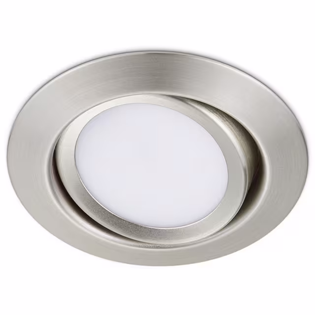 LED Spot Inbouw LED Downlight 5W Warm Wit 3000K Mat Nikkel Binnenverlichting LED Spot Inbouw LED Downlight 5W Warm Wit 3000K Mat Nikkel Binnenverlichting