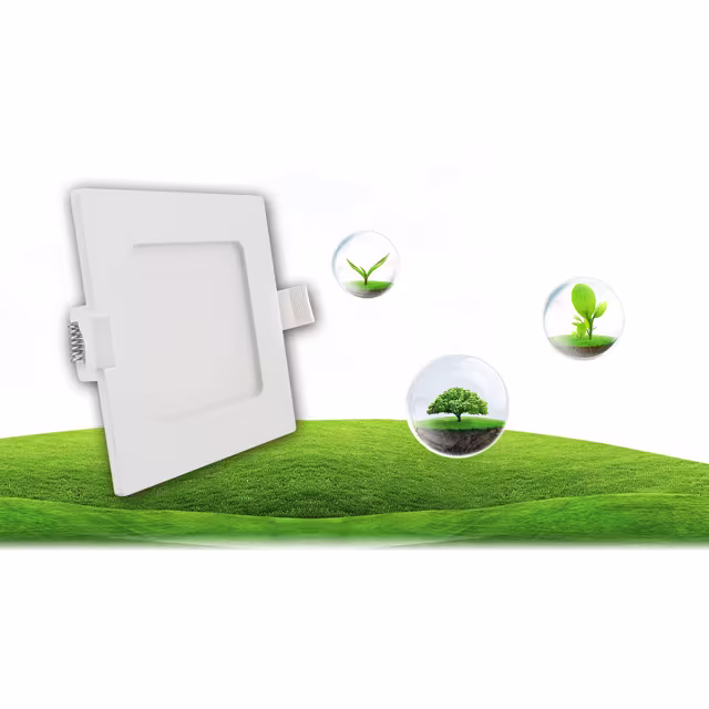 HLW LED LED Downlight Slim Pro 9W - Inbouw LED Downlight Warm Wit 2700K–3000K Vierkant HLW LED LED Downlight Slim Pro 9W - Inbouw LED Downlight Warm Wit 2700K–3000K Vierkant