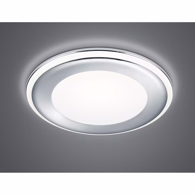 HLW LED LED Spot Inbouw LED Downlight 10W Warm Wit 2700K–3000K Rond Mat Chroom HLW LED LED Spot Inbouw LED Downlight 10W Warm Wit 2700K–3000K Rond Mat Chroom