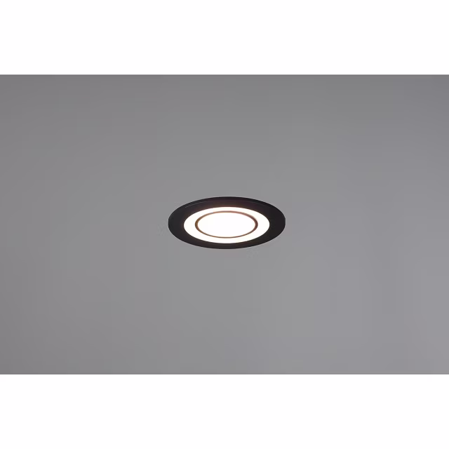 HLW LED LED Spot - Inbouw LED Downlight 5W Warm Wit 2700K–3000K Rond Mat Zwart HLW LED LED Spot - Inbouw LED Downlight 5W Warm Wit 2700K–3000K Rond Mat Zwart