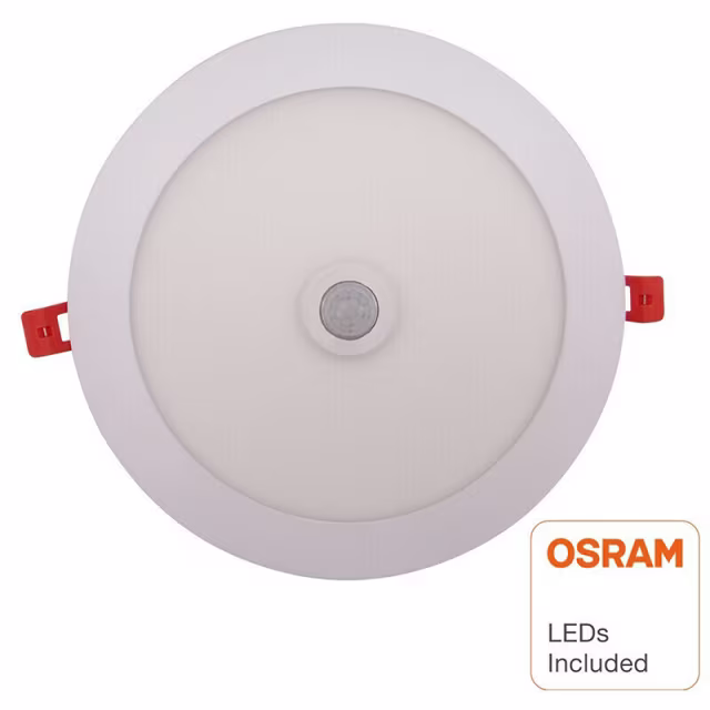 HLW LED Inbouw LED Downlight Slim 22W Met 360° PIR Sensor - Natuurlijk Neutraal Wit Licht HLW LED Inbouw LED Downlight Slim 22W Met 360° PIR Sensor - Natuurlijk Neutraal Wit Licht