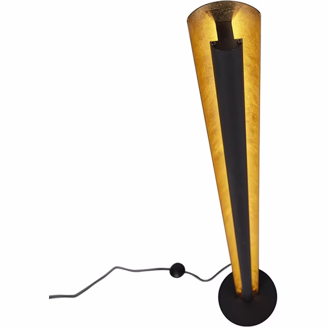 HLW LED Dimbare LED Vloerlamp Trion Texy - Warm Wit 2700K–3000K - 15W - Mat Zwart & Wit HLW LED Dimbare LED Vloerlamp Trion Texy - Warm Wit 2700K–3000K - 15W - Mat Zwart & Wit