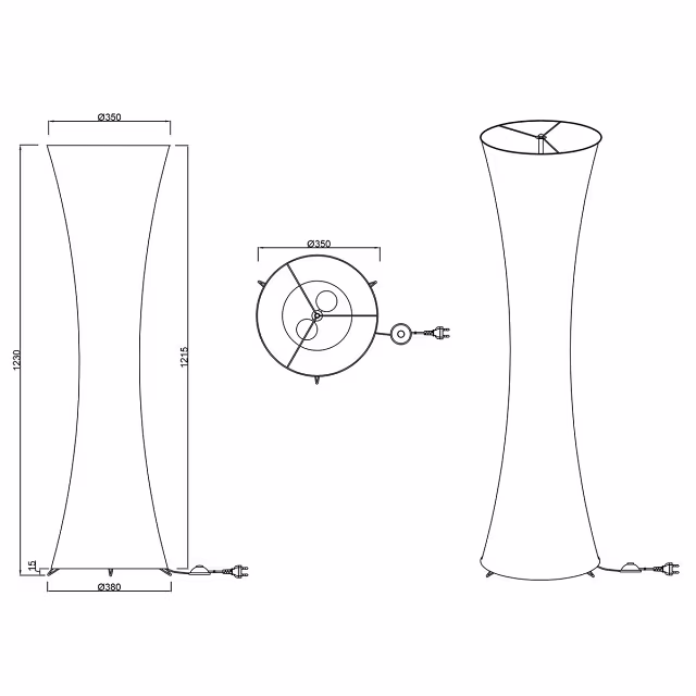slanke mat witte LED vloerlamp met aluminium voet en E27 fitting voor wit licht tot 40W slanke mat witte LED vloerlamp met aluminium voet en E27 fitting voor wit licht tot 40W