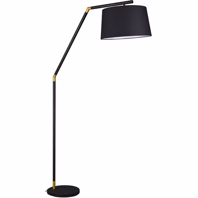 LED Vloerlamp Trion Tryca - Mat Zwart, Ronde Aluminium Lamp Verlichting per ruimte LED Vloerlamp Trion Tryca - Mat Zwart, Ronde Aluminium Lamp Verlichting per ruimte