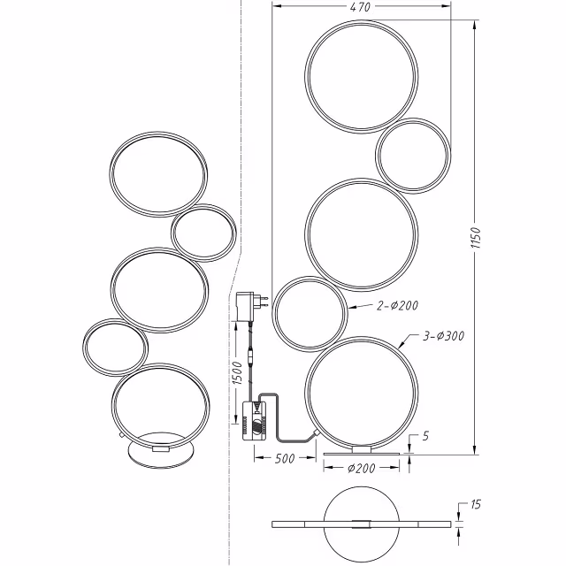 HLW LED LED Vloerlamp Dimbaar 36W - Warm Wit 2700K–3000K - Witte Vloerlamp Aluminium HLW LED LED Vloerlamp Dimbaar 36W - Warm Wit 2700K–3000K - Witte Vloerlamp Aluminium