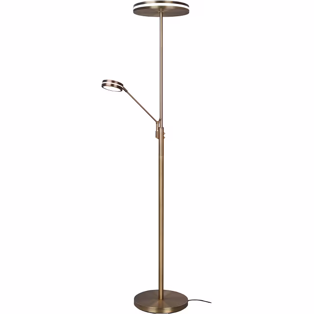 HLW LED LED Vloerlamp Dimbaar 5W - Bronzen Vloerlamp met Aanpasbare Kleur HLW LED LED Vloerlamp Dimbaar 5W - Bronzen Vloerlamp met Aanpasbare Kleur