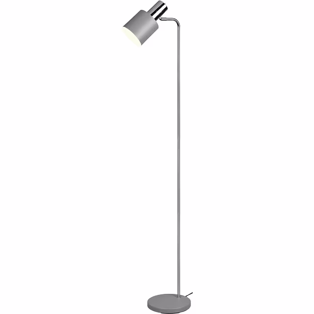 LED Vloerlamp Trion Alimo - Mat Grijs Aluminium, E27 Fitting Verlichting per ruimte LED Vloerlamp Trion Alimo - Mat Grijs Aluminium, E27 Fitting Verlichting per ruimte