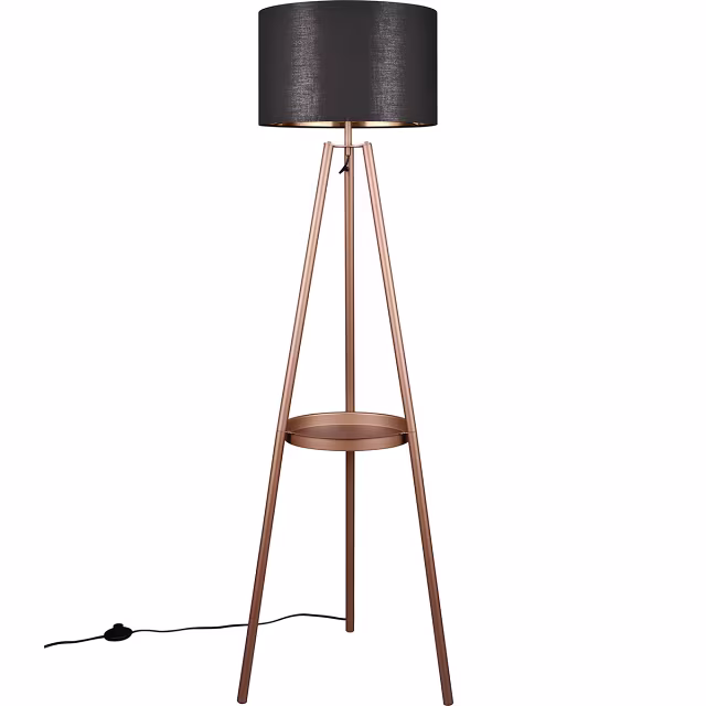 LED Vloerlamp Trion Loet - Coffee Metalen Vloerlamp E27 Verlichting per ruimte LED Vloerlamp Trion Loet - Coffee Metalen Vloerlamp E27 Verlichting per ruimte