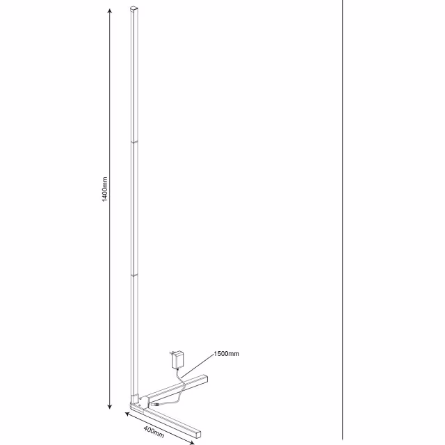 HLW LED LED Vloerlamp 10W - Zwarte Dimbare RGB Vloerlamp met Verstelbare Beam Angle HLW LED LED Vloerlamp 10W - Zwarte Dimbare RGB Vloerlamp met Verstelbare Beam Angle
