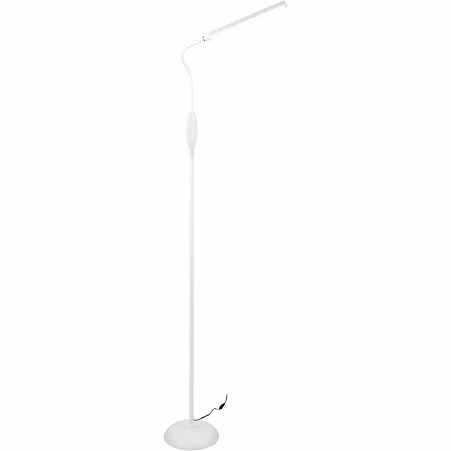 HLW LED Stijlvolle witte LED vloerlamp 5W met stoffen kap en aanraakschakelaar – Trion Root HLW LED Stijlvolle witte LED vloerlamp 5W met stoffen kap en aanraakschakelaar – Trion Root