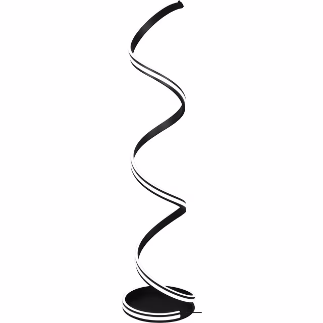 Dimbare mat zwarte LED vloerlamp 34W met 4000 lumen lichtopbrengst en verstelbare lichtkleur Dimbare mat zwarte LED vloerlamp 34W met 4000 lumen lichtopbrengst en verstelbare lichtkleur