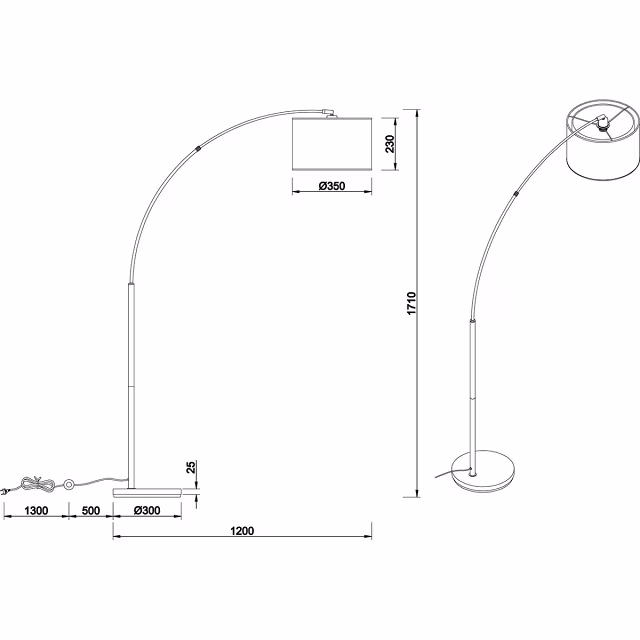 HLW LED Mat Zwarte LED Vloerlamp Trion Bidon - 10W LED, Aluminium, E27 Fitting HLW LED Mat Zwarte LED Vloerlamp Trion Bidon - 10W LED, Aluminium, E27 Fitting