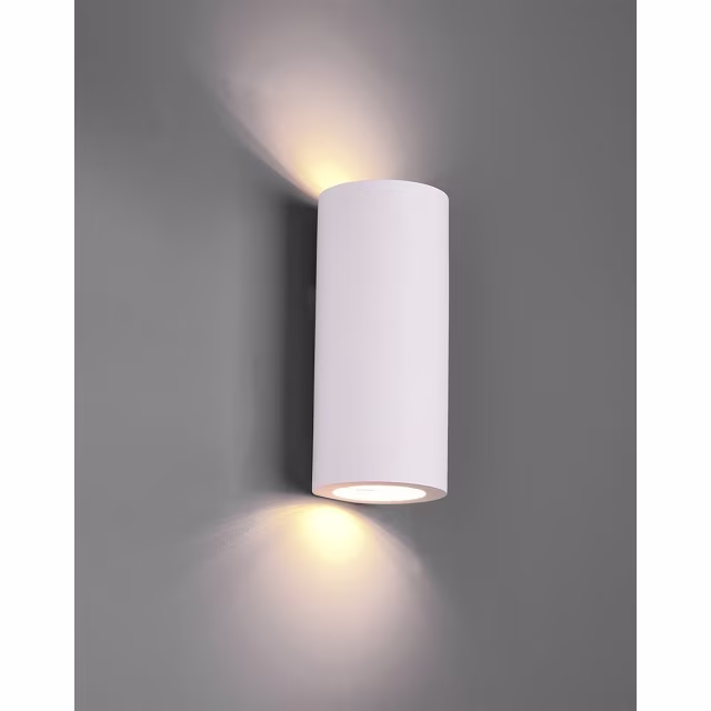 HLW LED LED Wandlamp Trion Zaza - Mat Witte Vloerlamp met GU10 Fitting en Up & Down Licht HLW LED LED Wandlamp Trion Zaza - Mat Witte Vloerlamp met GU10 Fitting en Up & Down Licht
