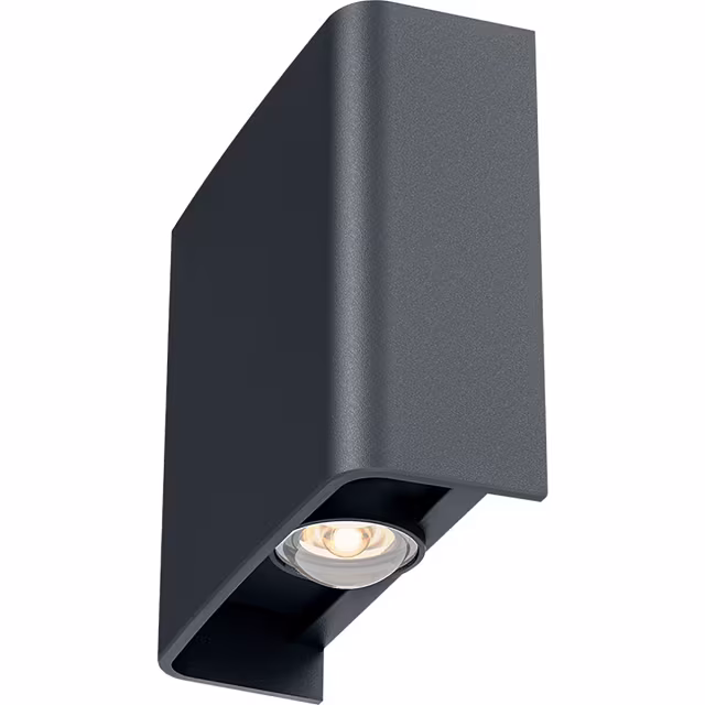 LED wandlamp | 2W | 4000K (neutraal) | IP65 | Up-/Down | Antraciet Verlichting per ruimte