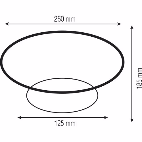 Ovale mat witte LED wandlamp 10W 4200K 825 lumen met IP45 bescherming Ovale mat witte LED wandlamp 10W 4200K 825 lumen met IP45 bescherming