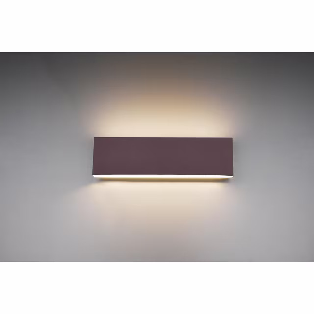 HLW LED LED Wandlamp 12W Dimbaar - Warm Wit 2700K-3000K - Roestkleurige Aluminium Vloerlamp HLW LED LED Wandlamp 12W Dimbaar - Warm Wit 2700K-3000K - Roestkleurige Aluminium Vloerlamp