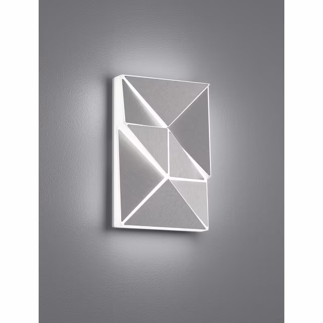 HLW LED LED Wall Lamp 10W - Adjustable Color & Beam Angle, Matte Chrome Aluminum HLW LED LED Wall Lamp 10W - Adjustable Color & Beam Angle, Matte Chrome Aluminum