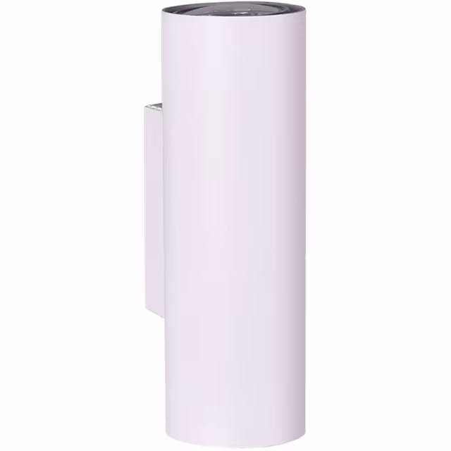 Ronde mat witte LED wandlamp met GU10 fitting en up & down licht tot 2x35W, warm wit licht 3000K