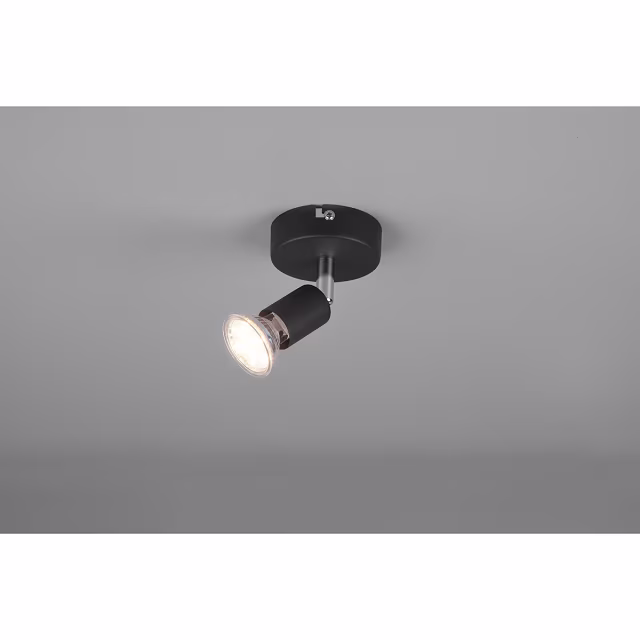 HLW LED LED Wandspot Trion Pamo - Mat Zwart Aluminium - GU10 Fitting, LED Spot HLW LED LED Wandspot Trion Pamo - Mat Zwart Aluminium - GU10 Fitting, LED Spot
