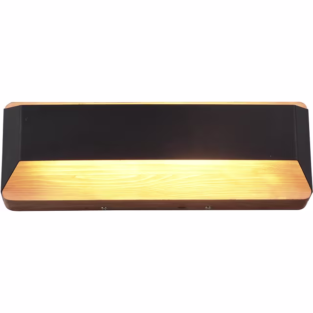 HLW LED LED Wall Lamp Dimmable - Matte Black Aluminum, Warm White 3000K, Up & Down Light HLW LED LED Wall Lamp Dimmable - Matte Black Aluminum, Warm White 3000K, Up & Down Light