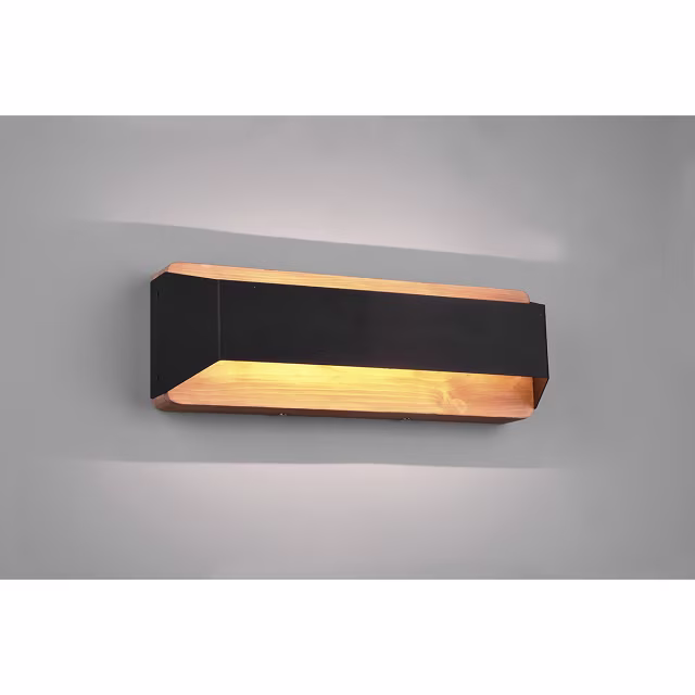 HLW LED LED Wall Lamp Dimmable - Matte Black Aluminum, Warm White 3000K, Up & Down Light HLW LED LED Wall Lamp Dimmable - Matte Black Aluminum, Warm White 3000K, Up & Down Light