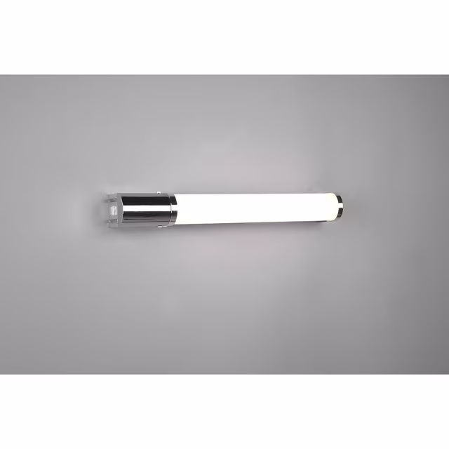 HLW LED LED Wandlamp 8W Warm Wit 3000K Spatwaterdicht IP44 Glans Chroom Kunststof HLW LED LED Wandlamp 8W Warm Wit 3000K Spatwaterdicht IP44 Glans Chroom Kunststof