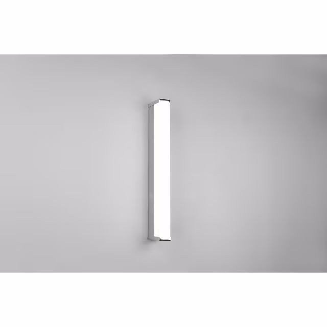 HLW LED LED Wandlamp 6W Warm Wit 3000K Spatwaterdicht IP44 - Mat Chroom Aluminium HLW LED LED Wandlamp 6W Warm Wit 3000K Spatwaterdicht IP44 - Mat Chroom Aluminium