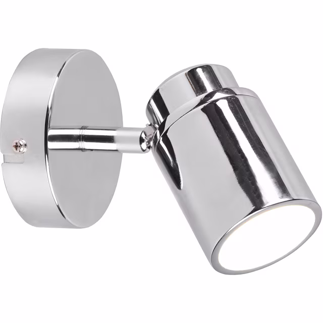 LED wandlamp | 5W | Mat chroom | IP44 | GU10 | Aluminium Verlichting per ruimte LED wandlamp | 5W | Mat chroom | IP44 | GU10 | Aluminium Verlichting per ruimte