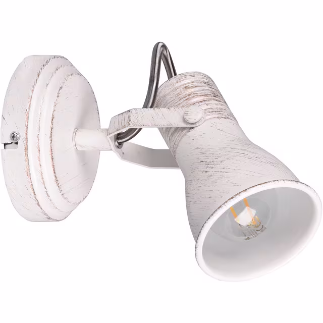 HLW LED LED Wandspot Antiek Wit - Stijlvolle LED Vloerlamp, Spot met E14 Fitting HLW LED LED Wandspot Antiek Wit - Stijlvolle LED Vloerlamp, Spot met E14 Fitting