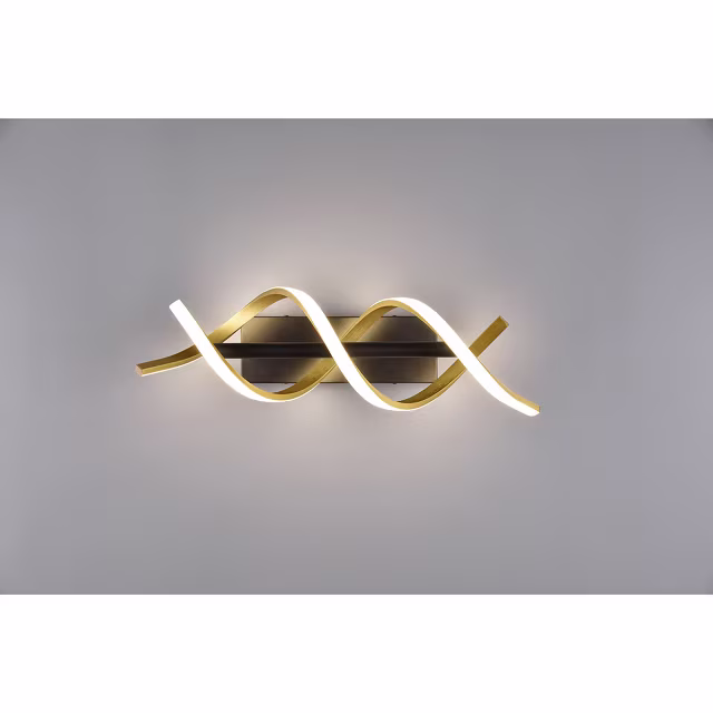 HLW LED Trion Sarina 22W Dimbare LED Wandlamp - Mat Gouden Aluminium & Verstelbare Beam Angle HLW LED Trion Sarina 22W Dimbare LED Wandlamp - Mat Gouden Aluminium & Verstelbare Beam Angle