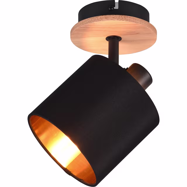 Ronde matbruine LED wandlamp van aluminium met E14 fitting en maximaal 28W vermogen in modern design Ronde matbruine LED wandlamp van aluminium met E14 fitting en maximaal 28W vermogen in modern design
