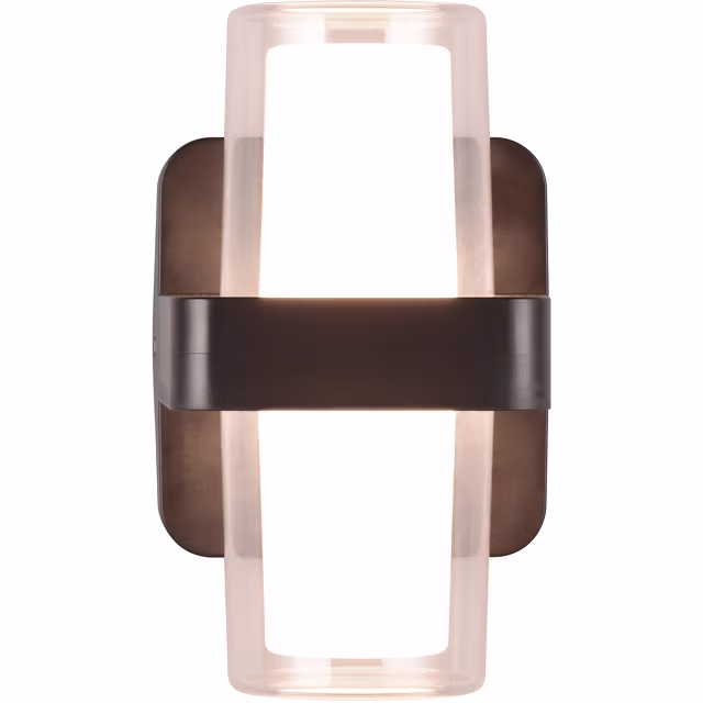 HLW LED LED Wandlamp Mat Zwart - 2 Lichtpunten, Warm Wit 3000K, 3.5W LED Wandlamp HLW LED LED Wandlamp Mat Zwart - 2 Lichtpunten, Warm Wit 3000K, 3.5W LED Wandlamp