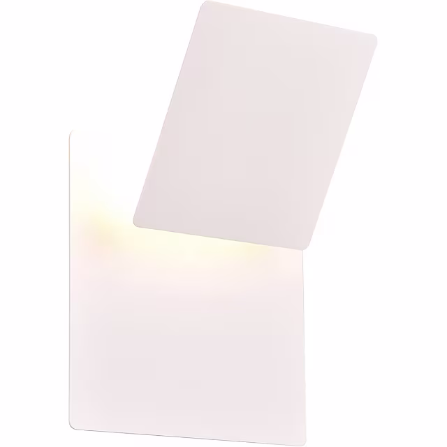 HLW LED LED Wandlamp Mat Wit | 6W LED, Warm Wit 2700K–3000K | Metalen Vloerlamp HLW LED LED Wandlamp Mat Wit | 6W LED, Warm Wit 2700K–3000K | Metalen Vloerlamp