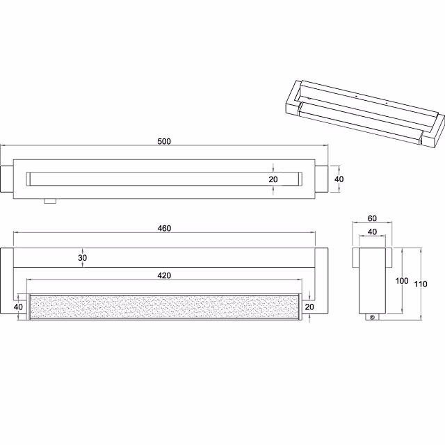 HLW LED LED Wandlamp Fabio 9W - Mat Zwarte Wandverlichting met Touchdimmer & Aanpasbare Kleur HLW LED LED Wandlamp Fabio 9W - Mat Zwarte Wandverlichting met Touchdimmer & Aanpasbare Kleur