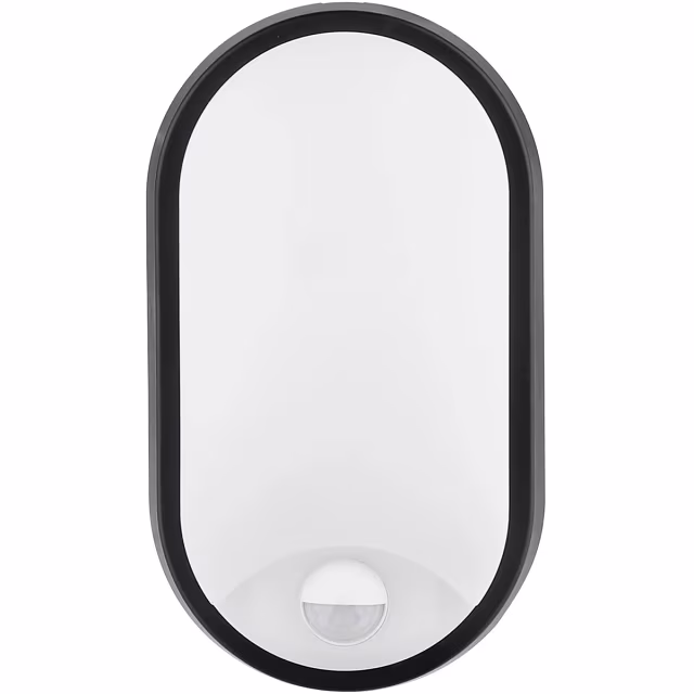 LED wandlamp | 15W | 3000K warmwit | Sensor | IP54 | Zwart Verlichting per ruimte LED wandlamp | 15W | 3000K warmwit | Sensor | IP54 | Zwart Verlichting per ruimte